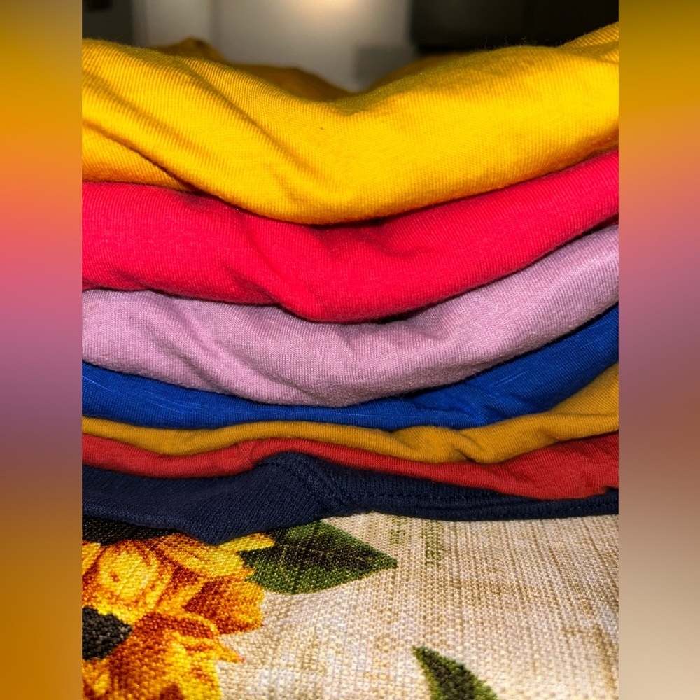 Large Bundle Long Sleeve Charlotte Russe Ambiance Multi-Color Crewneck
